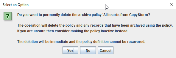 ArchiveDeletePolicy