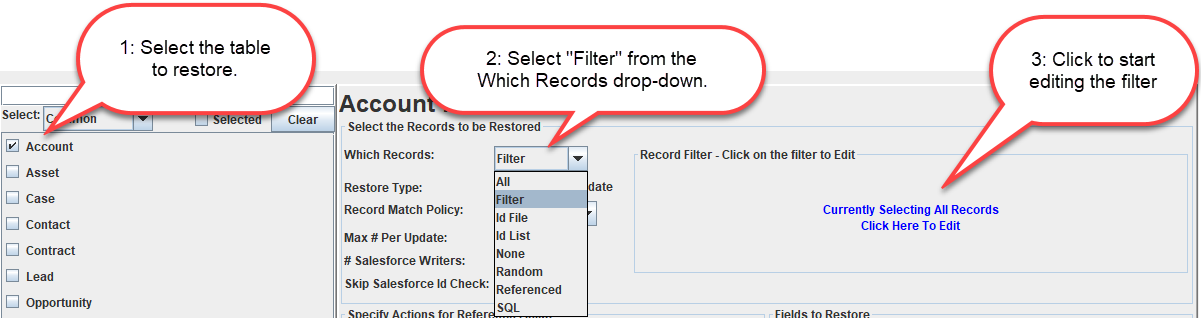 Selecting-RecordFilter-Accounts