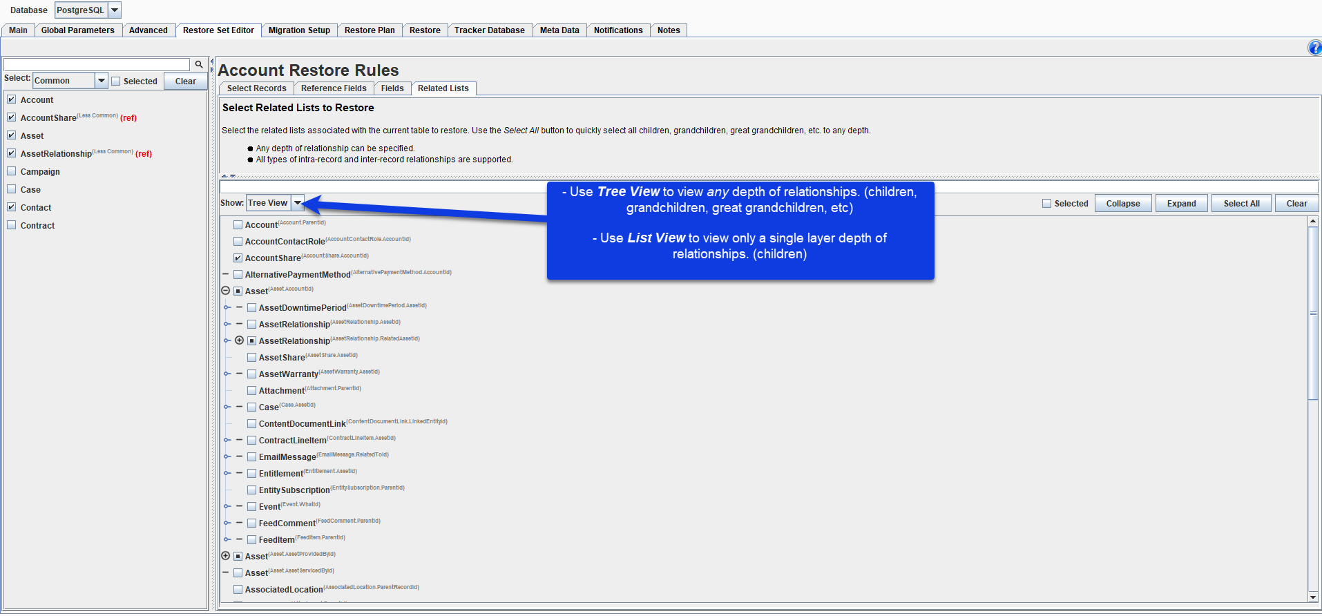 RelatedListsEditor